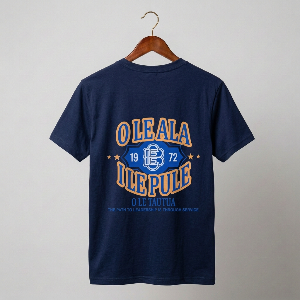 Tautua- Leadership- Navy - T-Shirt