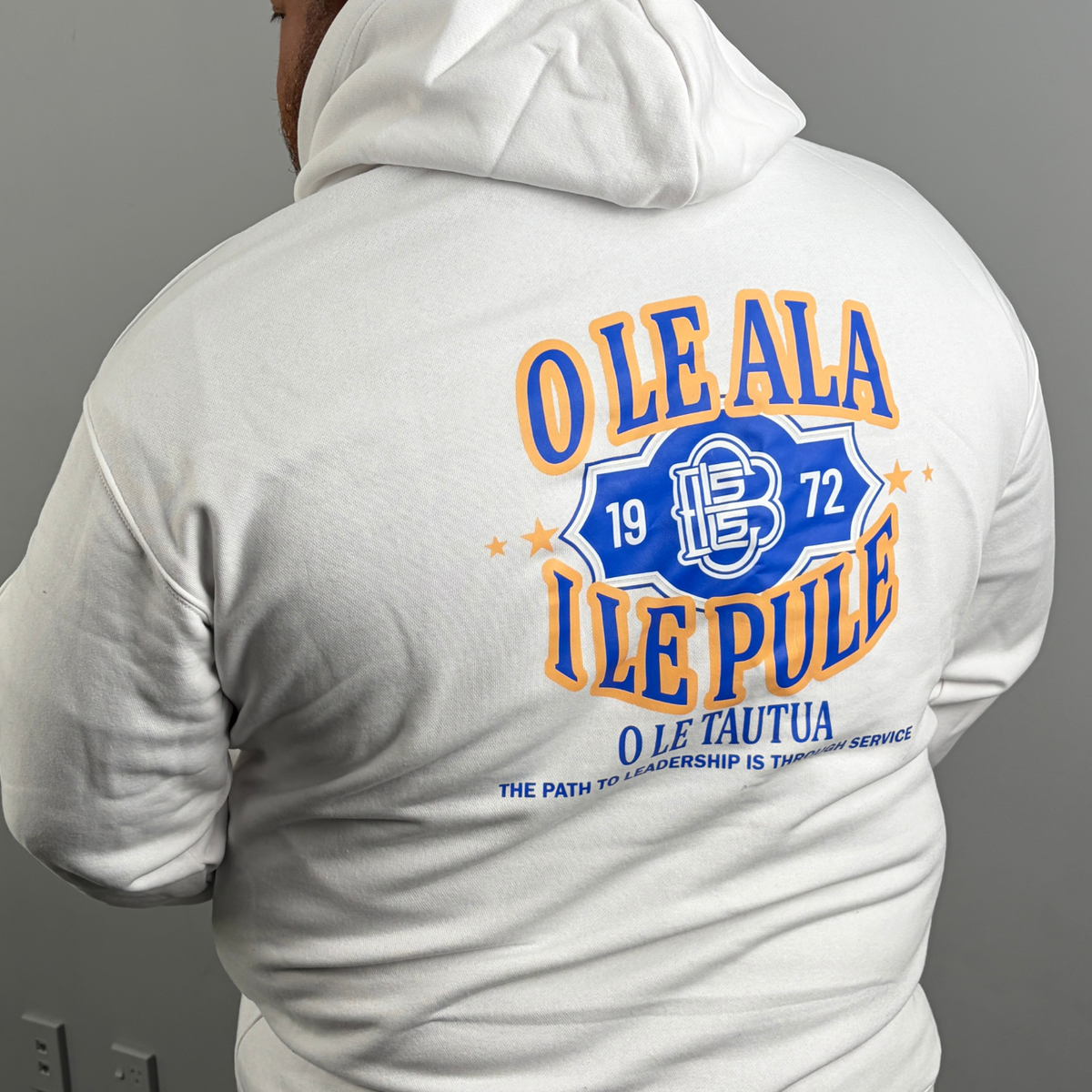 Tautua- Leadership - White - Hoodie